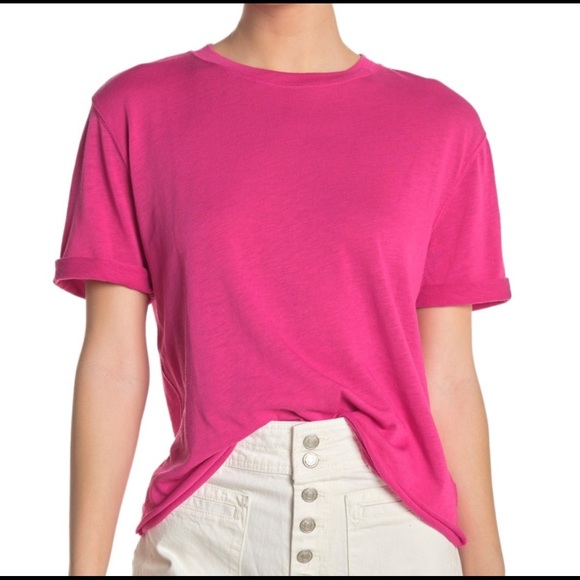 NWT Free People | Cassidy Pink Tee - Picture 2 of 11